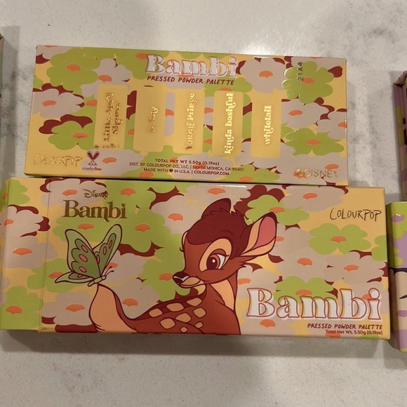 NEW Colourpop X Disney Bambi 3 Pressed Powder Palette Set - Picture 14 of 15